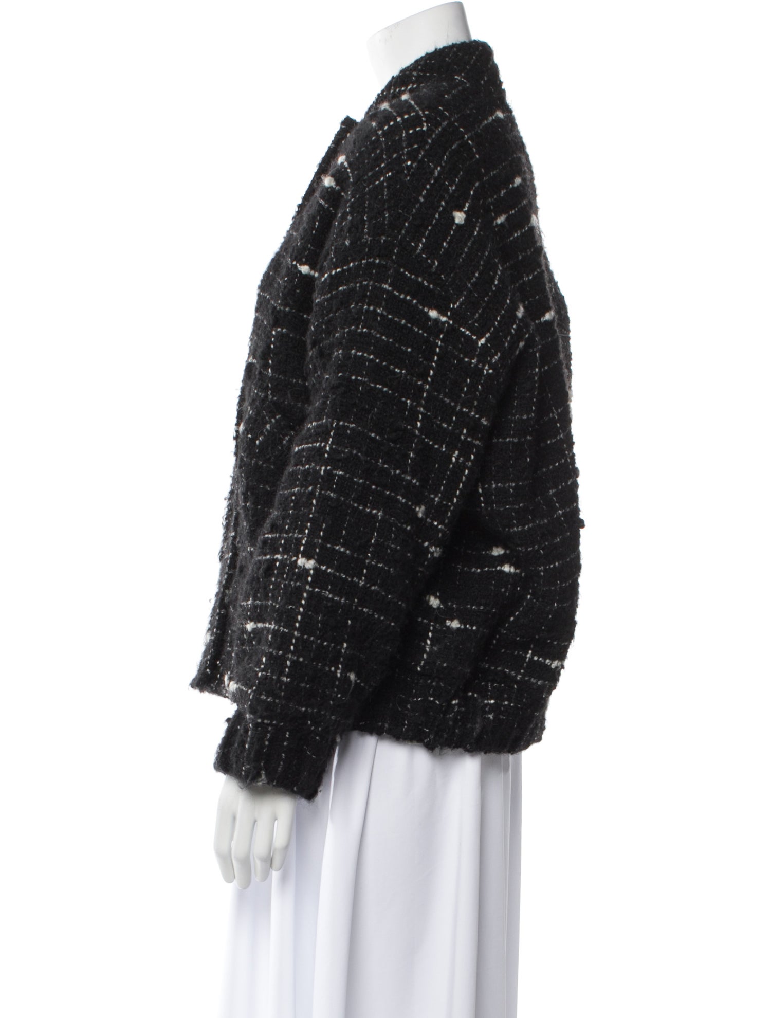 Iro Plaid Print Evening Jacket