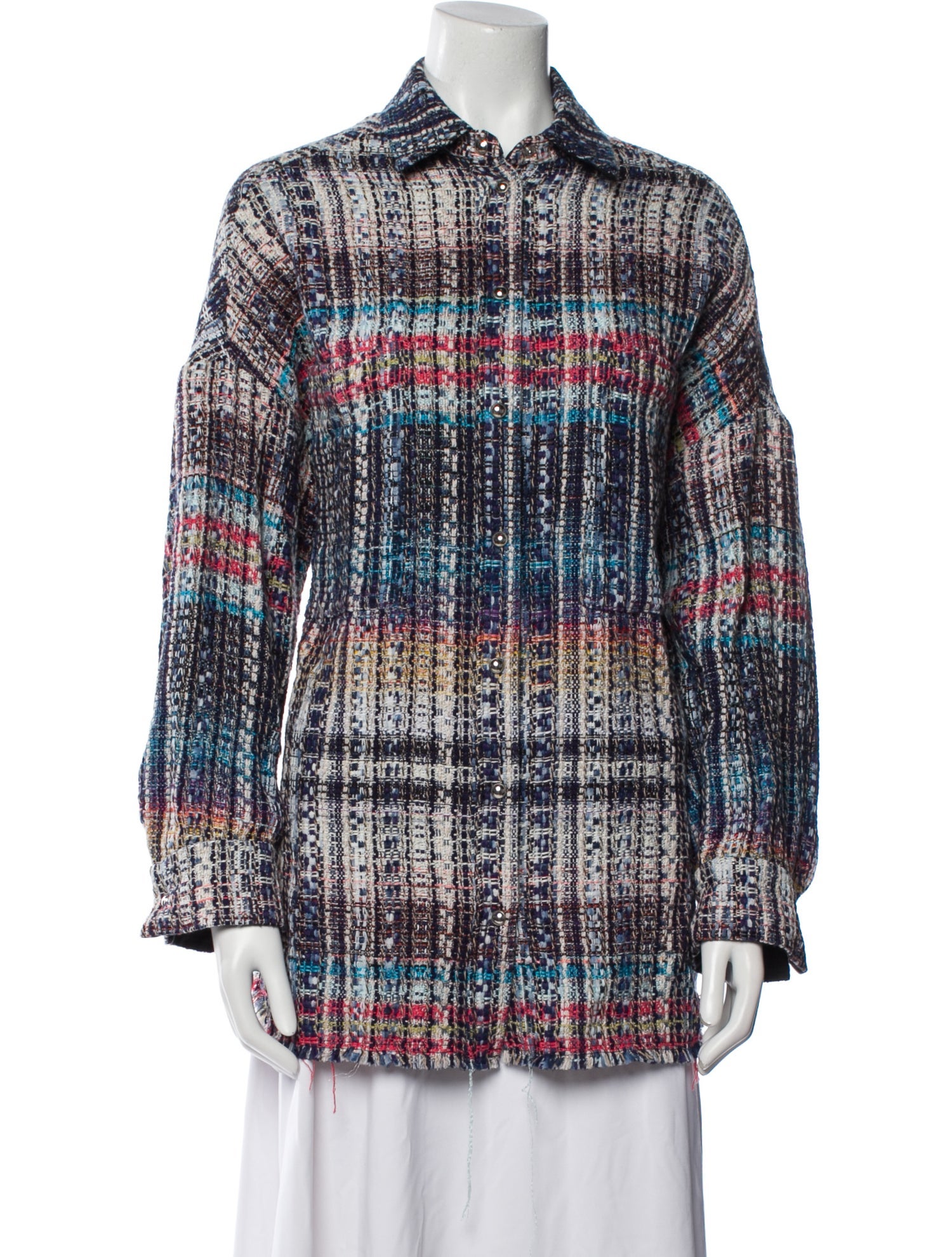 Iro Plaid Print Jacket