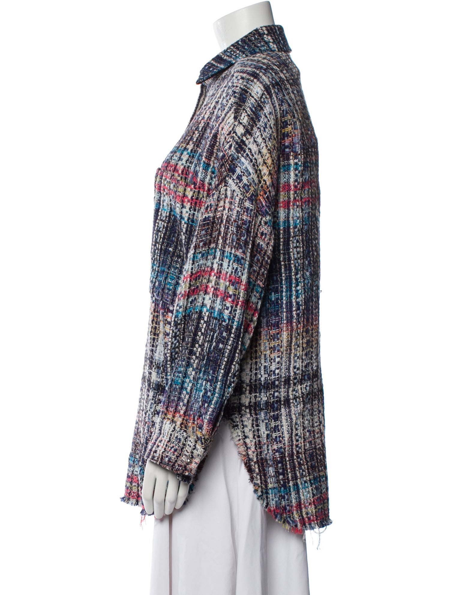 Iro Plaid Print Jacket