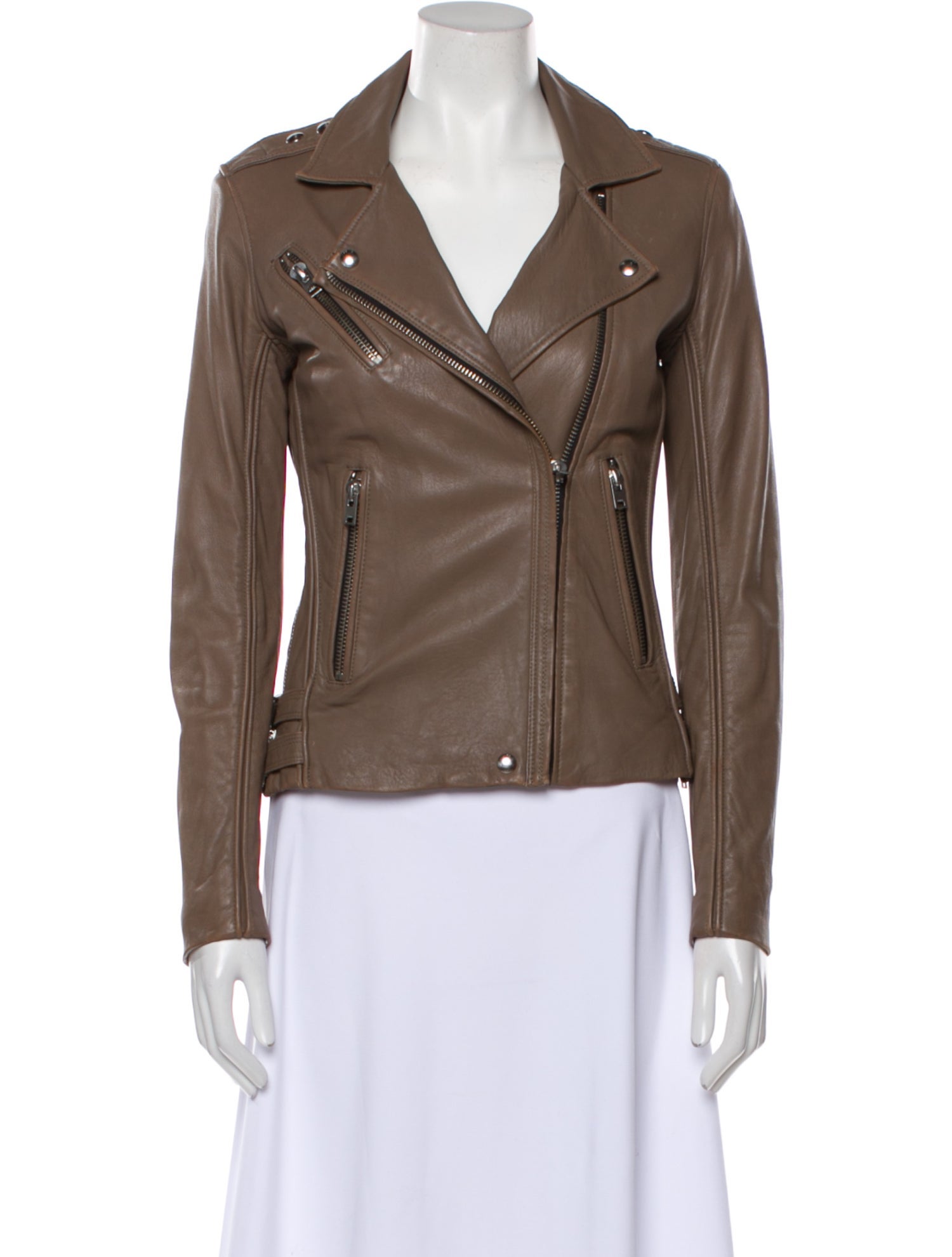 Iro Lamb Leather Biker Jacket