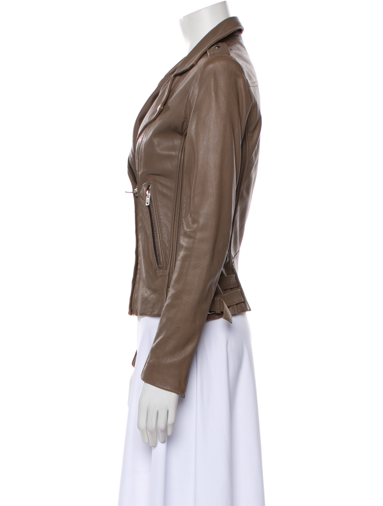 Iro Lamb Leather Biker Jacket