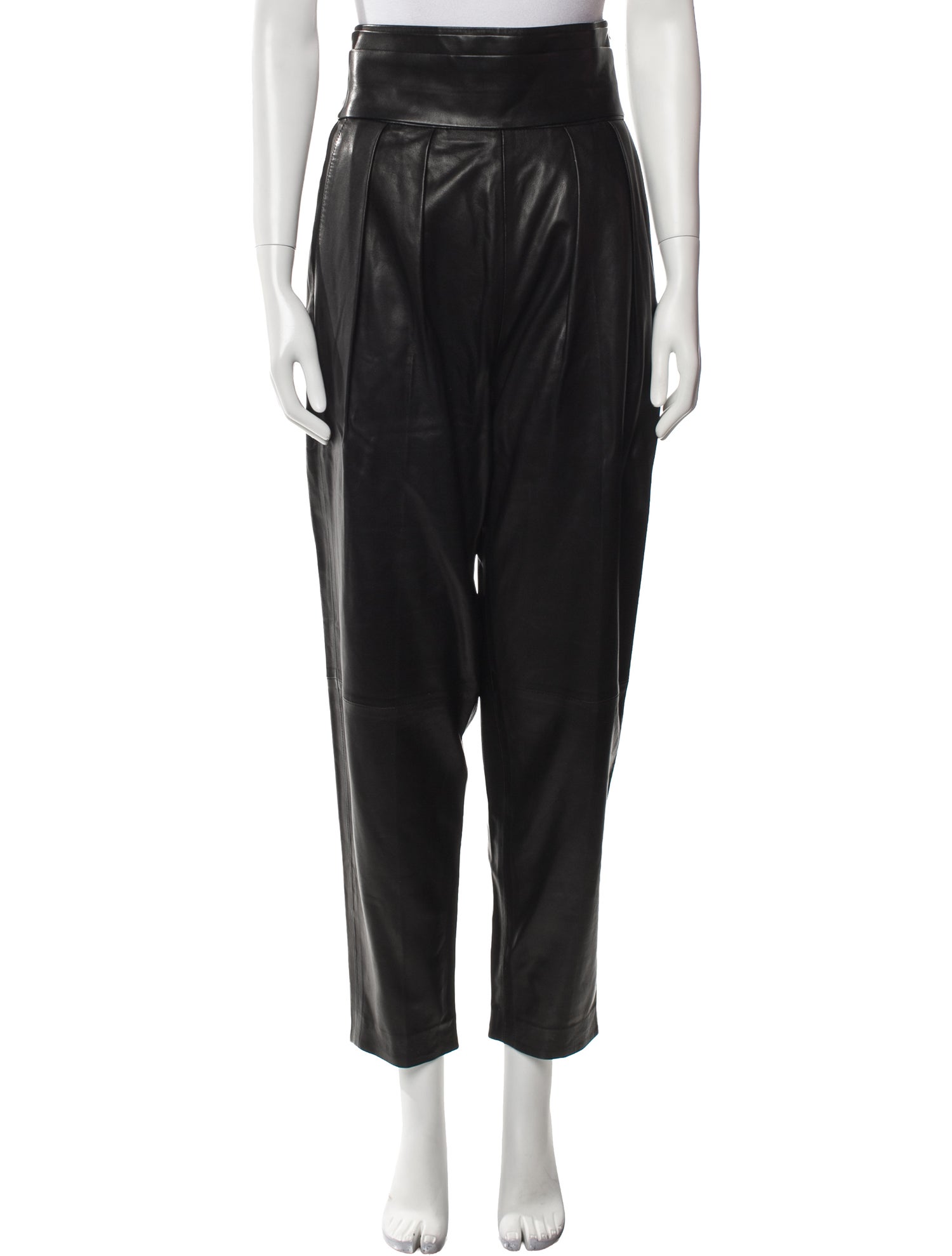 Iro Lamb Leather Straight Leg Pants w/ Tags