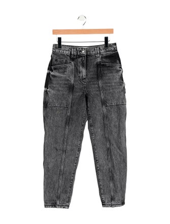 Iro High-Rise Straight Leg Jeans