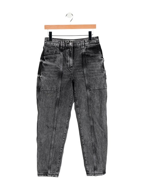 Iro High-Rise Straight Leg Jeans