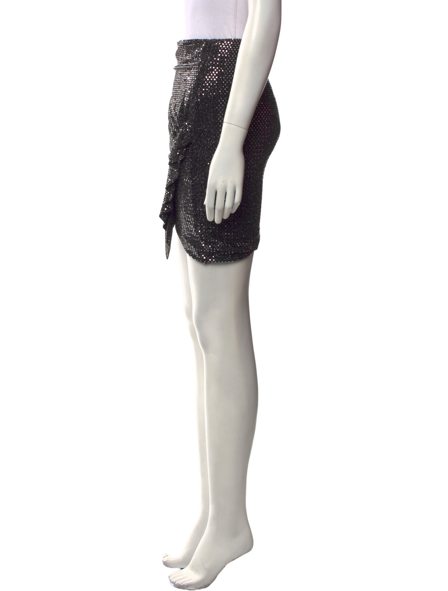 Iro Nylon Mini Skirt