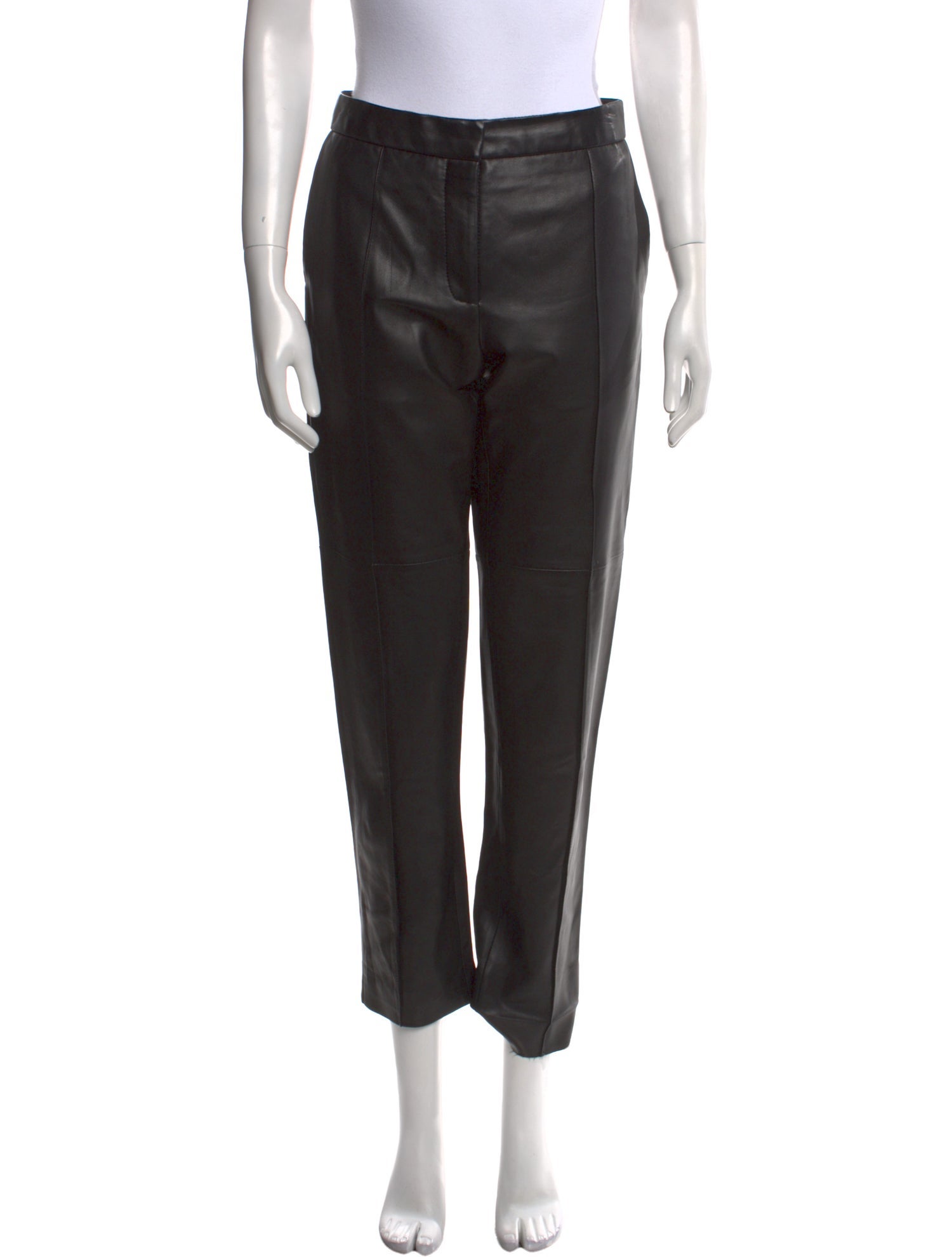 Iro Lamb Leather Straight Leg Pants