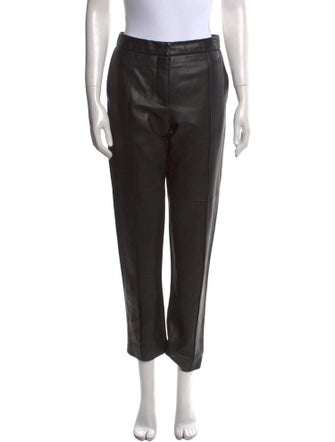 Iro Lamb Leather Straight Leg Pants