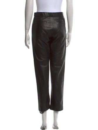 Iro Lamb Leather Straight Leg Pants