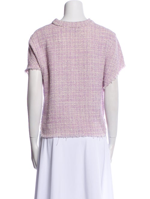 Iro Crew Neck Short Sleeve Crop Top