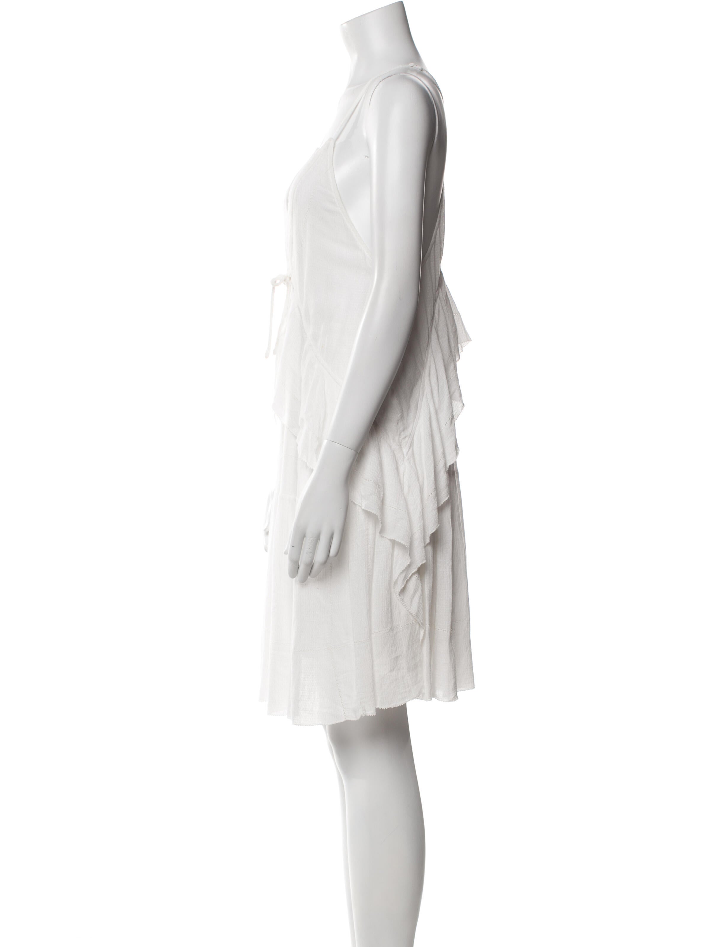 Iro V-Neck Mini Dress