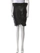 Iro Lamb Leather Knee-Length Skirt