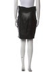 Iro Lamb Leather Knee-Length Skirt