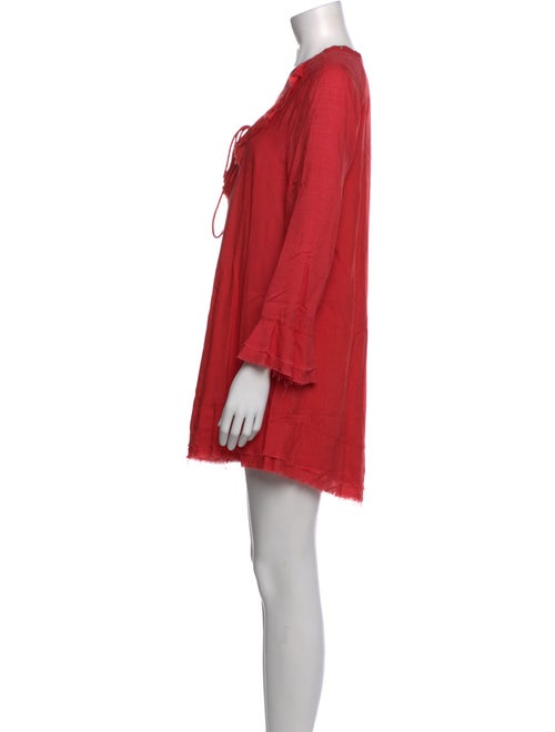 Iro V-Neck Mini Dress