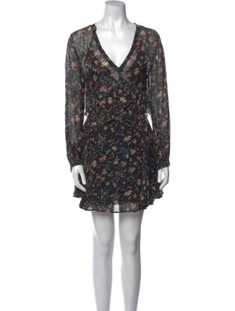 Iro Floral Print Mini Dress