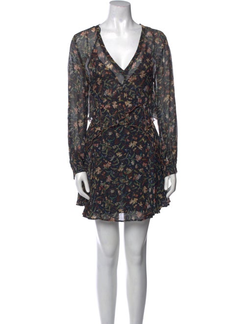 Iro Floral Print Mini Dress