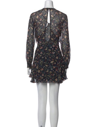 Iro Floral Print Mini Dress
