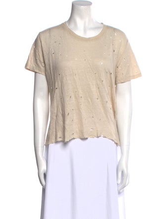 Iro Scoop Neck Short Sleeve T-Shirt