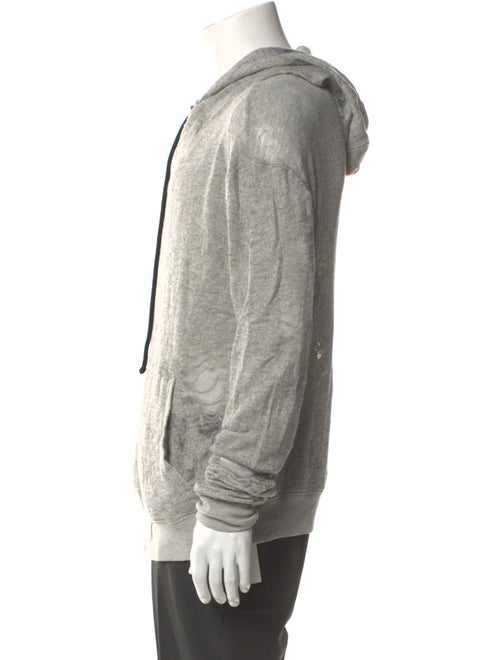 Iro V-Neck Long Sleeve Hoodie