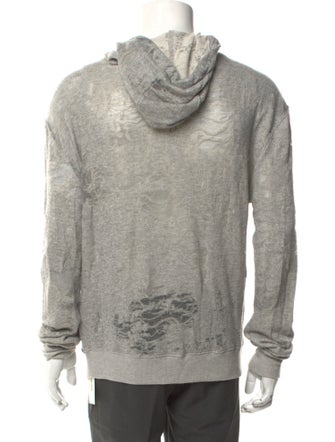 Iro V-Neck Long Sleeve Hoodie