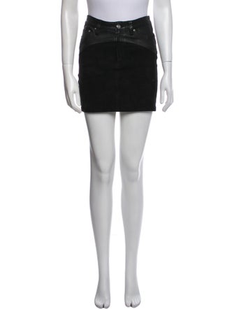 Iro Lamb Leather Mini Skirt