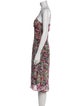 Iro Floral Print Midi Length Dress