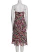 Iro Floral Print Midi Length Dress