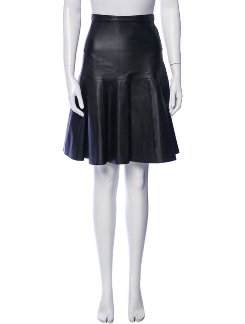 Iro Pleated Accents Knee-Length Skirt