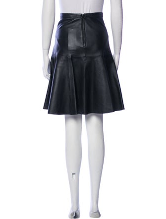 Iro Pleated Accents Knee-Length Skirt