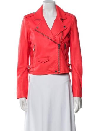 Iro Lamb Leather Biker Jacket