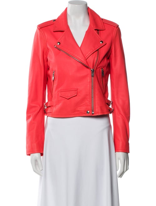 Iro Lamb Leather Biker Jacket