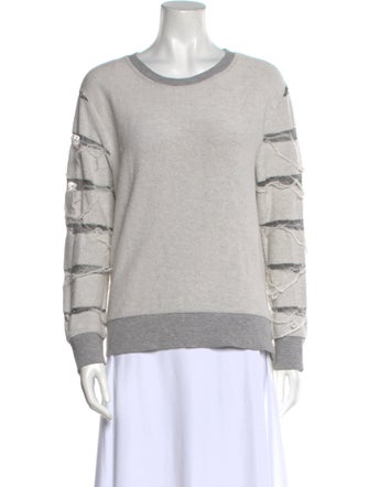 Iro Striped Scoop Neck Sweater