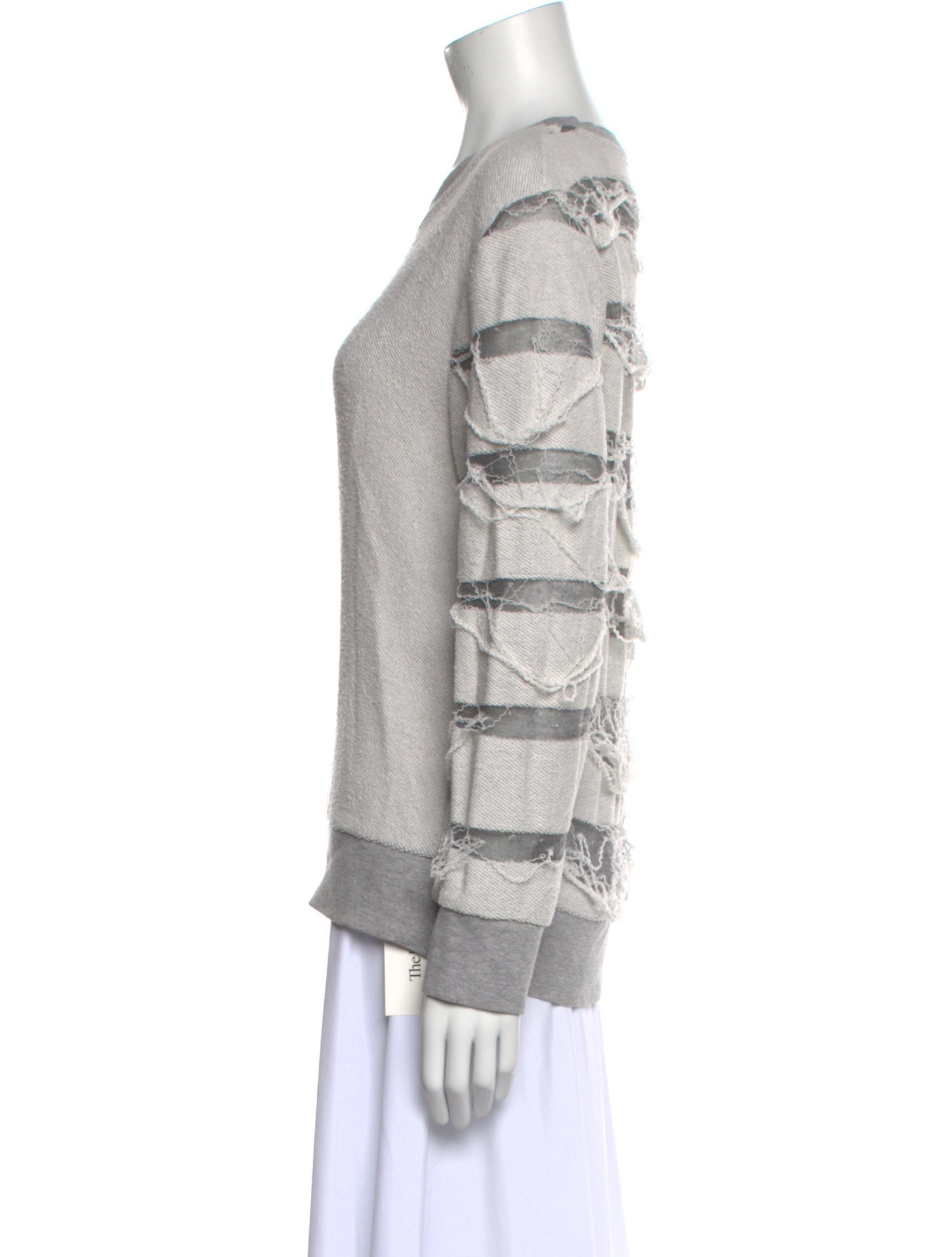 Iro Striped Scoop Neck Sweater