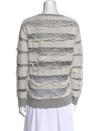 Iro Striped Scoop Neck Sweater