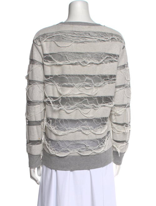 Iro Striped Scoop Neck Sweater