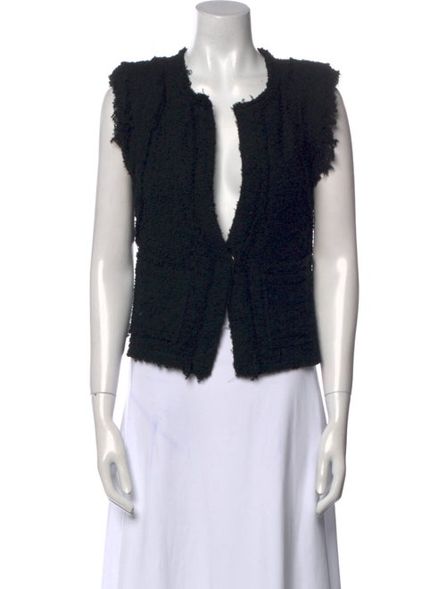 Iro V-Neck Sleeveless Crop Top