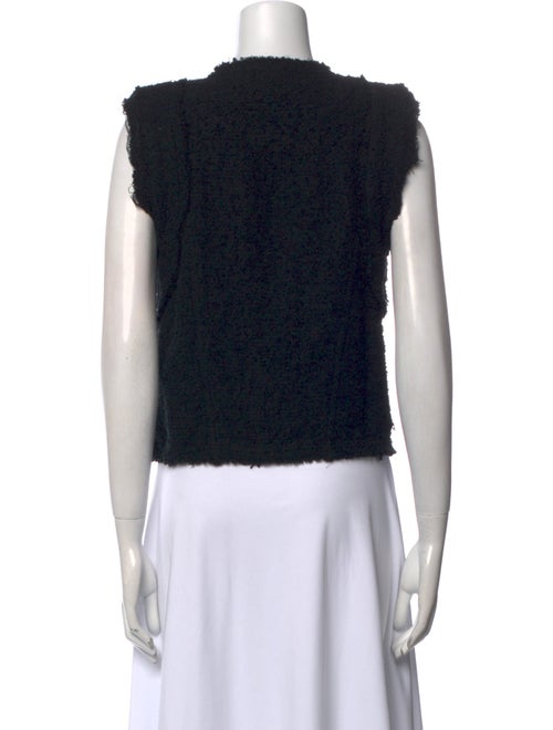 Iro V-Neck Sleeveless Crop Top