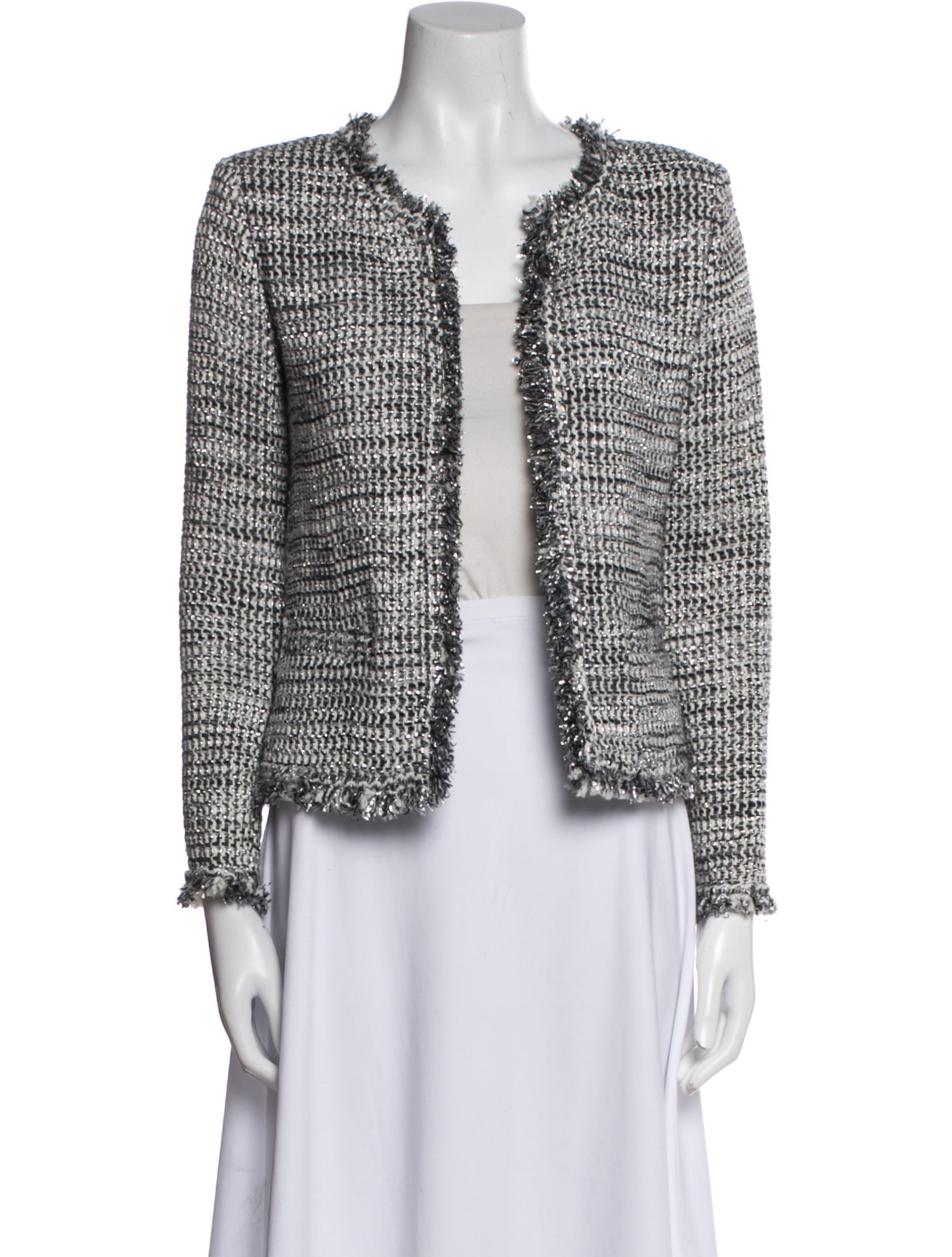 Iro Tweed Pattern Evening Jacket