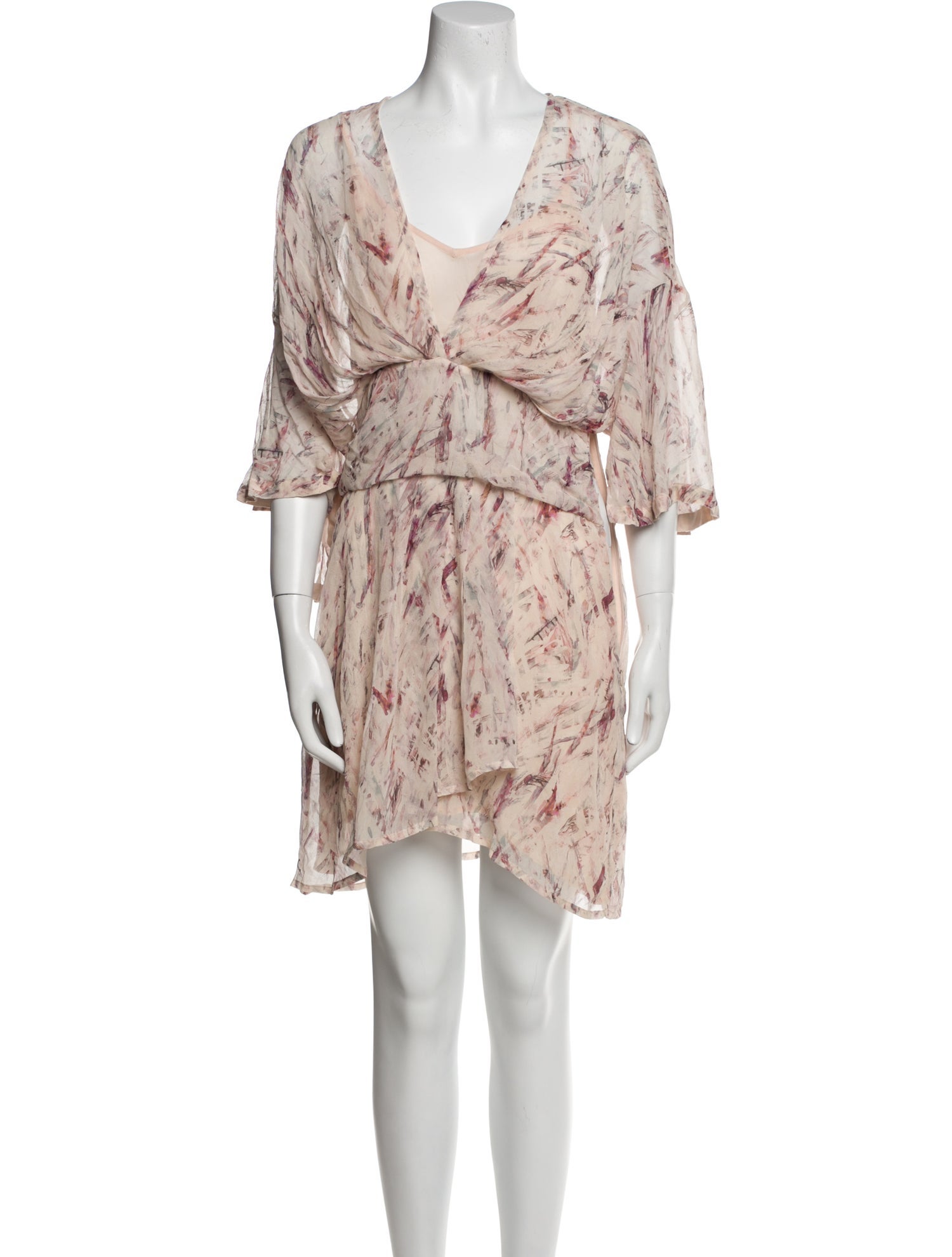 Iro Printed Mini Dress