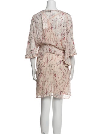 Iro Printed Mini Dress
