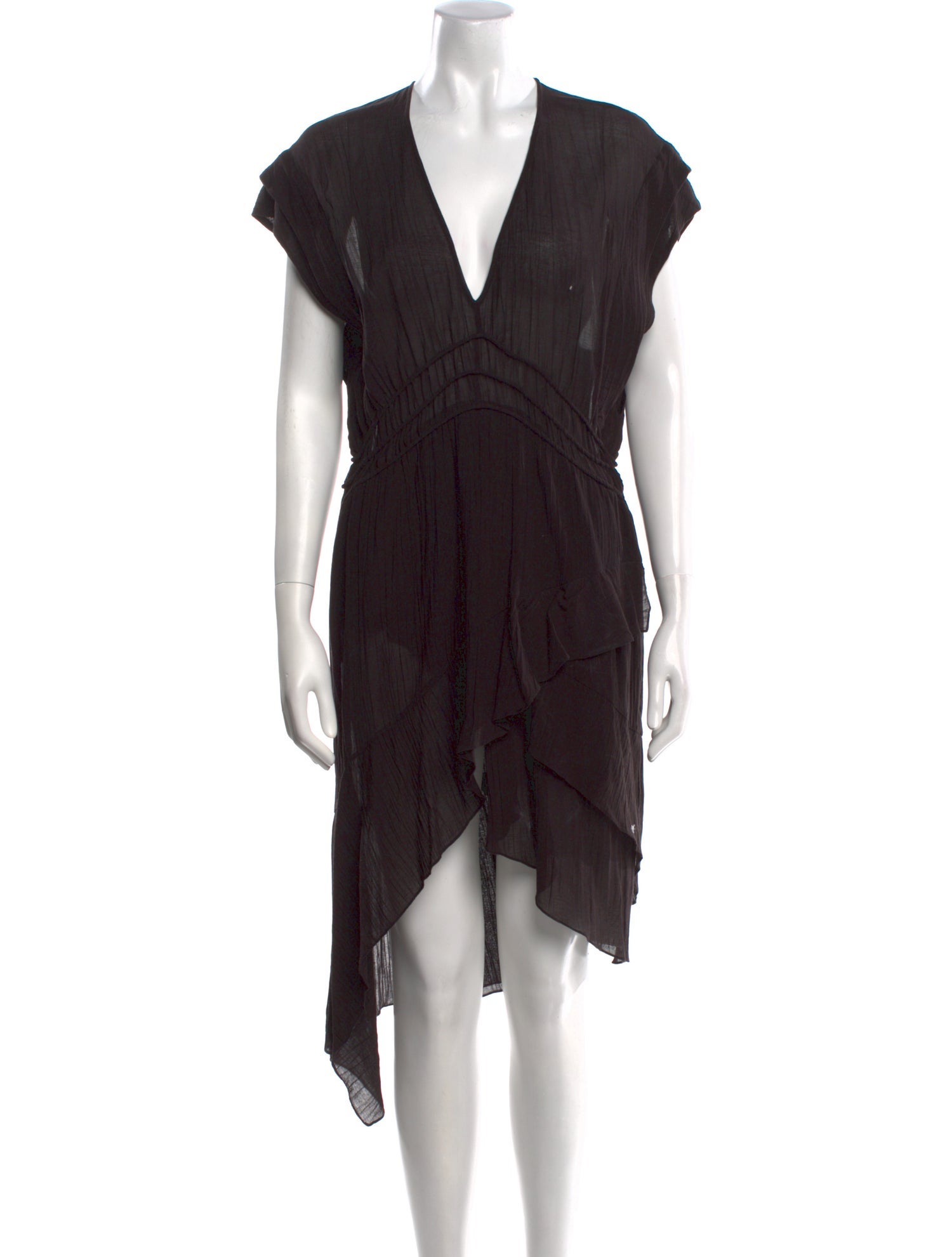 Iro V-Neck Mini Dress