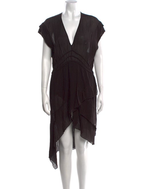 Iro V-Neck Mini Dress