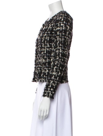 Iro Wool Tweed Pattern Evening Jacket