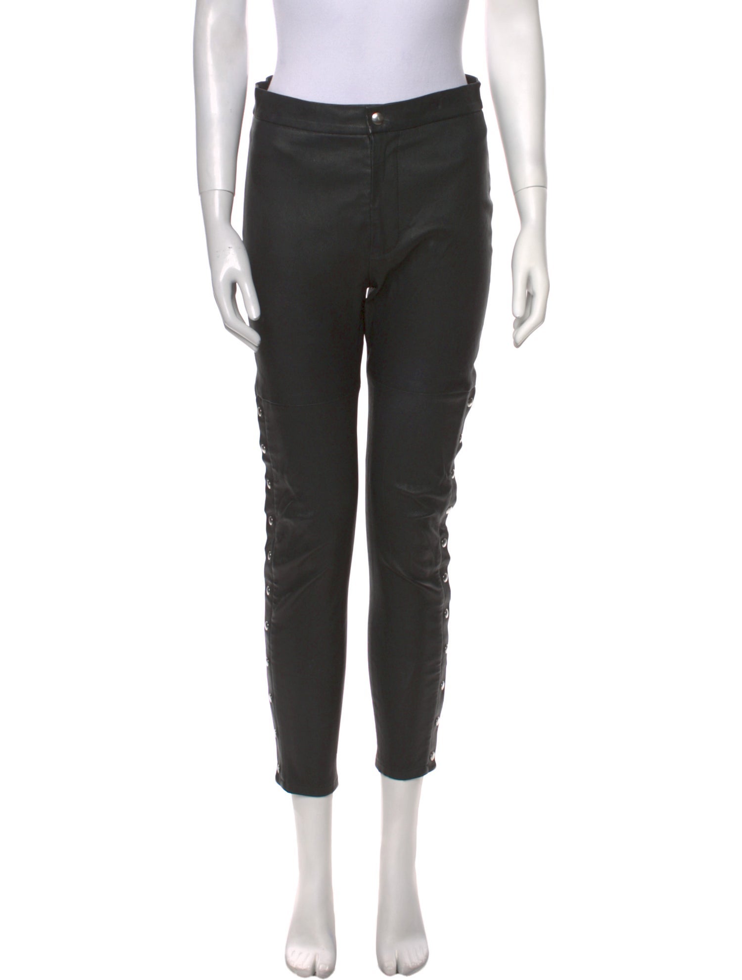 Iro Lamb Leather Skinny Leg Pants