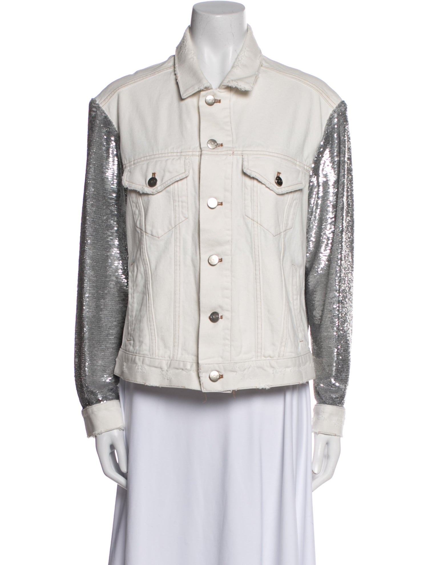 Iro Colorblock Pattern Jacket