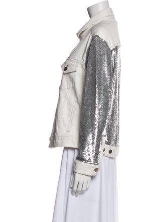 Iro Colorblock Pattern Jacket