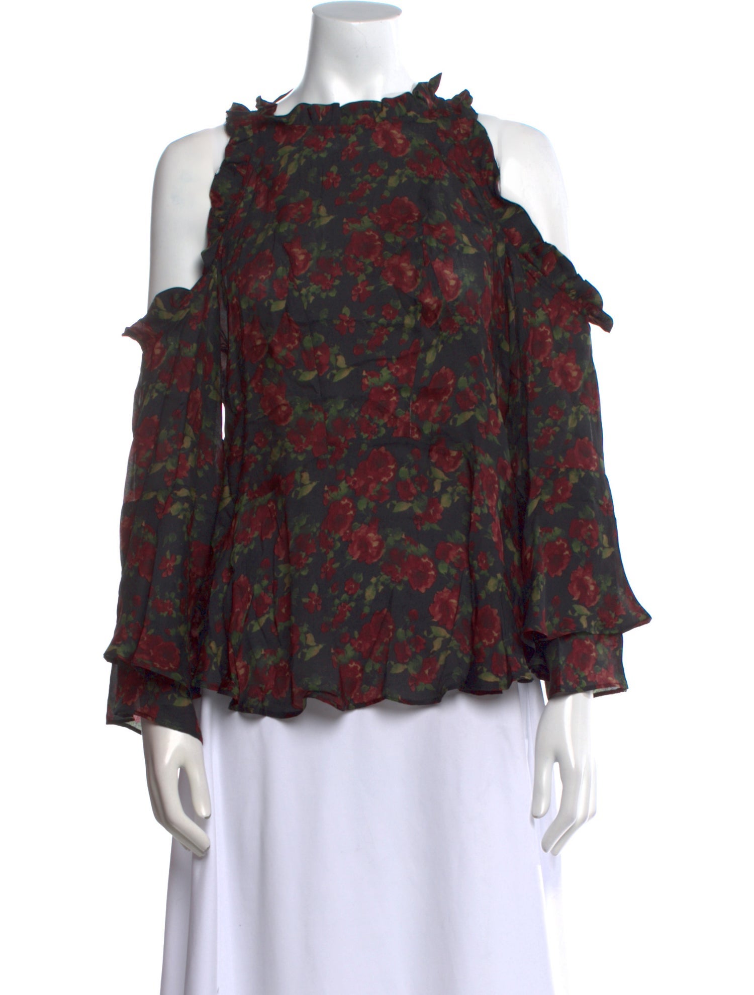Iro Silk Floral Print Blouse