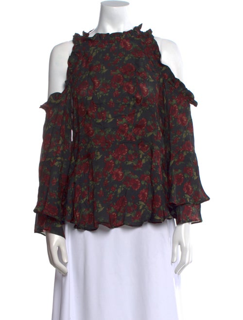Iro Silk Floral Print Blouse