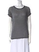 Iro Striped Scoop Neck T-Shirt