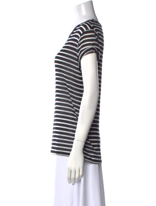 Iro Striped Scoop Neck T-Shirt