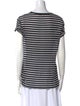 Iro Striped Scoop Neck T-Shirt